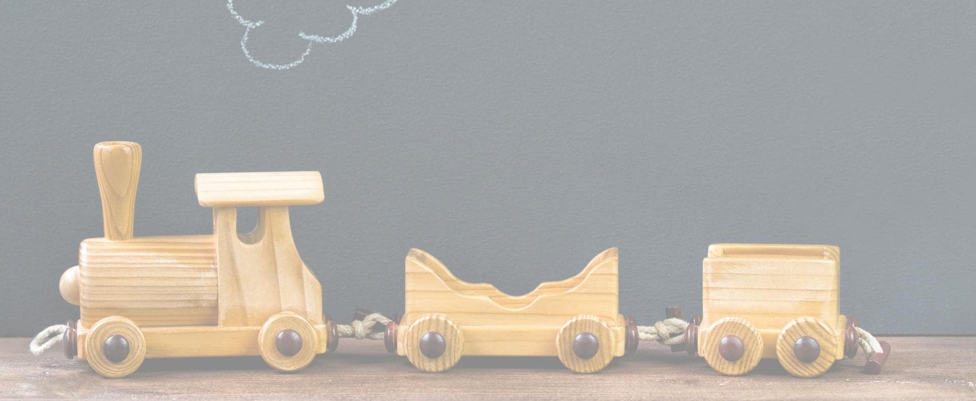 Drewniana lokomotywa